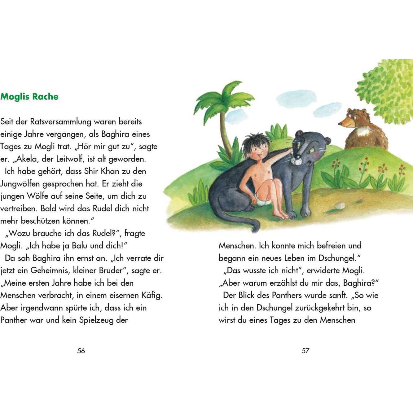 Thumbnail - LESEZUG/Klassiker: Das Dschungelbuch, Kinderbücher von Kai Aline Hula, Susanne Wechdorn