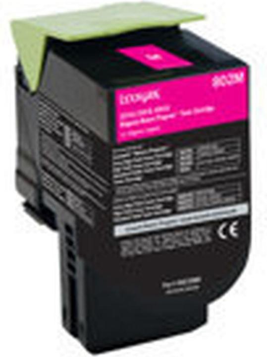 Actual product image Lexmark 80c20m0 (M)