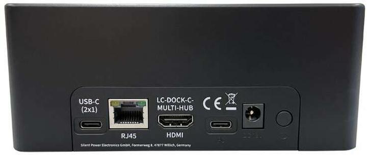 Produktbild LC-Power LC-DOCK-C-MULTI-HUB USB3.2 Dockingn Station 2,5/3,5 retail (USB-C, 2 Ports)