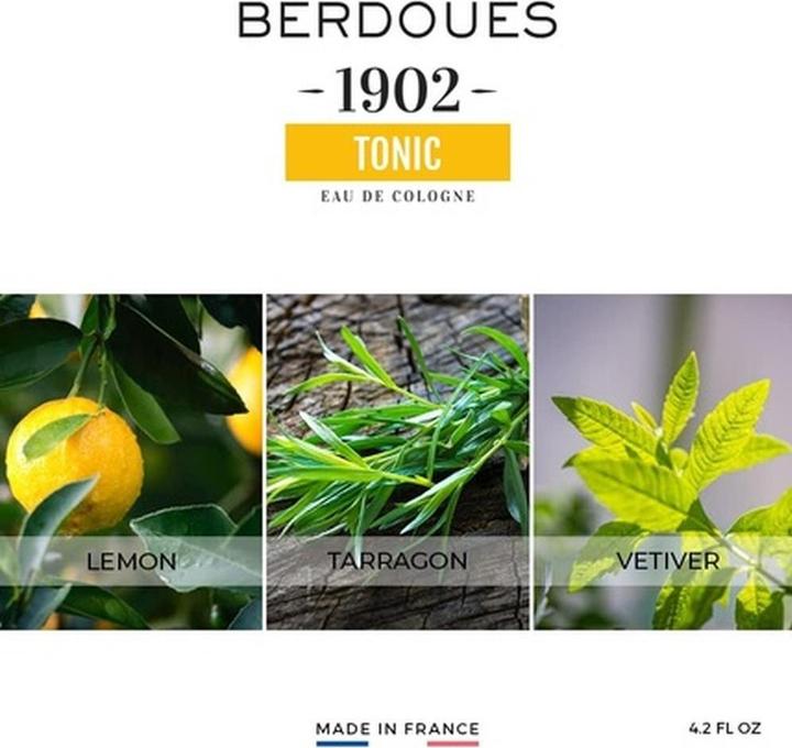 Actual product image Berdoues 1902 Tonique by Eau de Cologne Spray (without packaging) 125 ml (Eau de cologne, 125 ml)