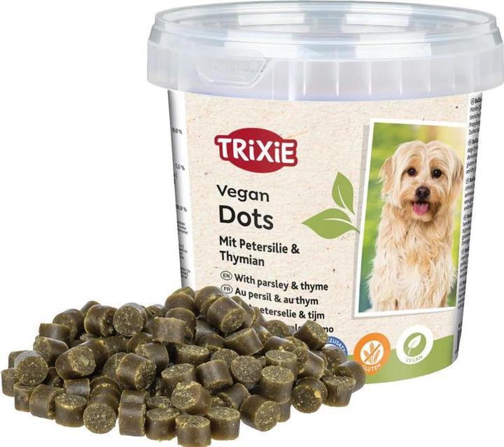 Produktbild Trixie Vegan Soft Snacks Dots Met Peterselie En Tijm - 12X200 Gr (Adult, 1 Stk., 2796 g)