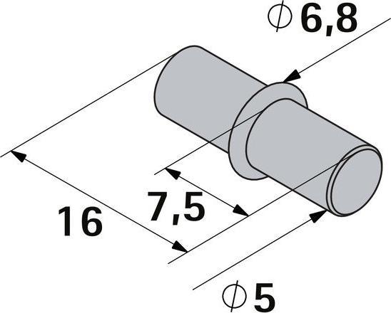 Image du produit Hettich Regalbodentrger 5 mm verzinkt 20 Stck (20 pcs)
