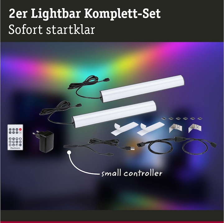 Produktbild Paulmann EntertainLED Lightbar Set (RGB, 30.50 cm, Indoor)