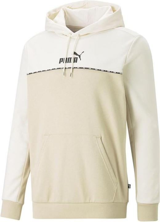 Produktbild Puma Herren Sweater mit Kapuze Essentials Block X Tape Beige (S)