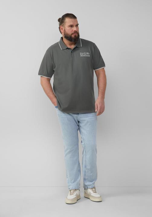 Immagine prodotto S.Oliver Polo-Shirt Poloshirt aus Piqué mit Stickerei und Ford®-Artwork (XXL)