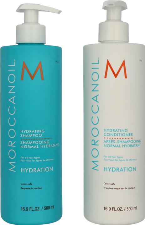 Image du produit Moroccanoil Hydratisierendes Shampoo & Spülung (1000 ml, Shampoing liquide)