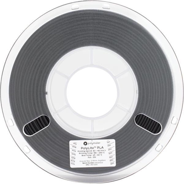 Thumbnail - Polymaker PolyLite PLA - Black - 2.85mm (PLA, 2.85 mm, 1000 g, Schwarz), 3D Filament, Schwarz
