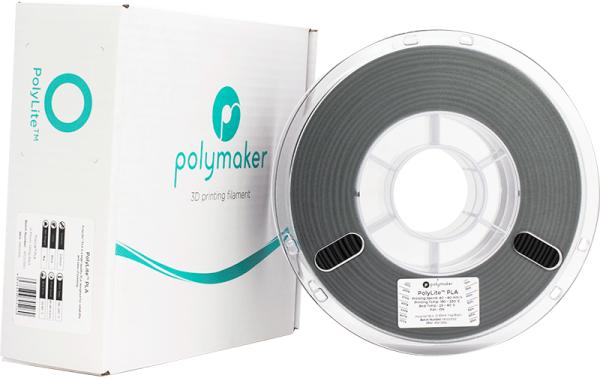 Produktbild Polymaker PolyLite PLA - Black - 2.85mm (PLA, 2.85 mm, 1000 g, Schwarz)