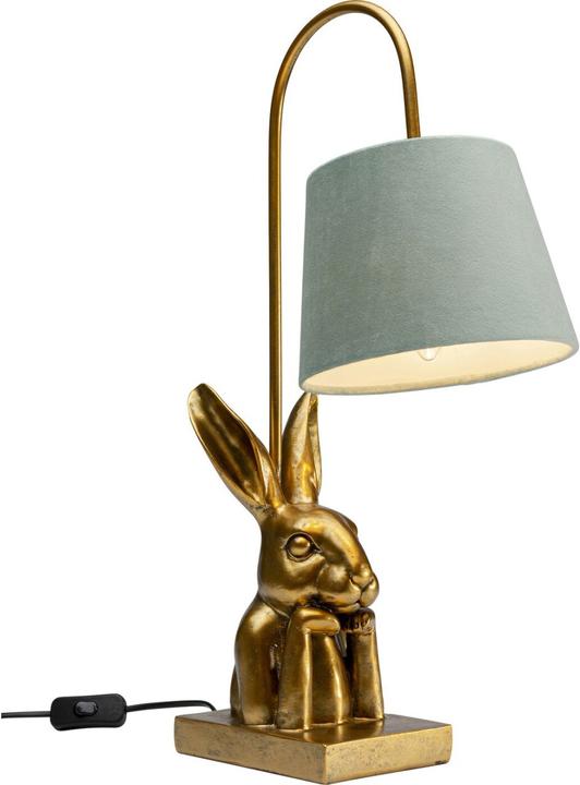Actual product image Kare Design Table lamp Animal Bunny Gold 57cm
