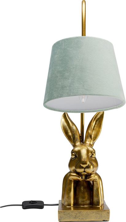 Actual product image Kare Design Table lamp Animal Bunny Gold 57cm