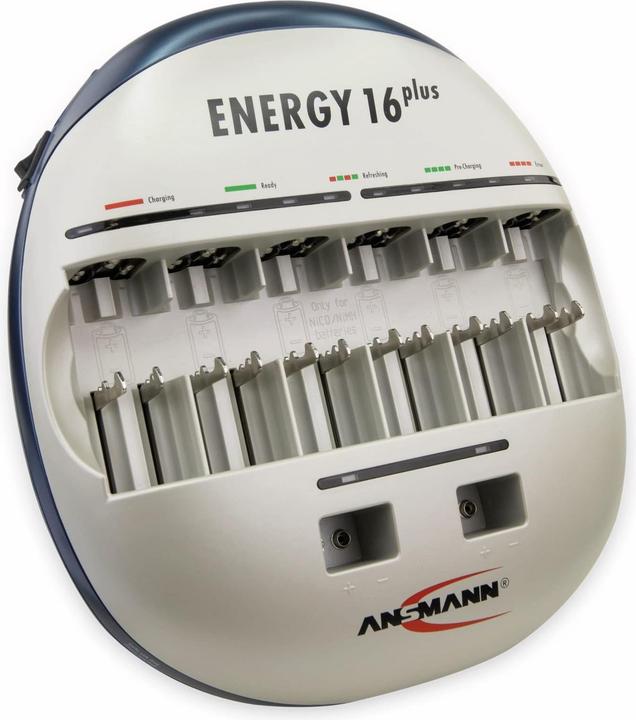Image du produit Ansmann Énergie 16 Plus (1 pcs, C, D, AAA, AA, Chargeurs sans batterie)