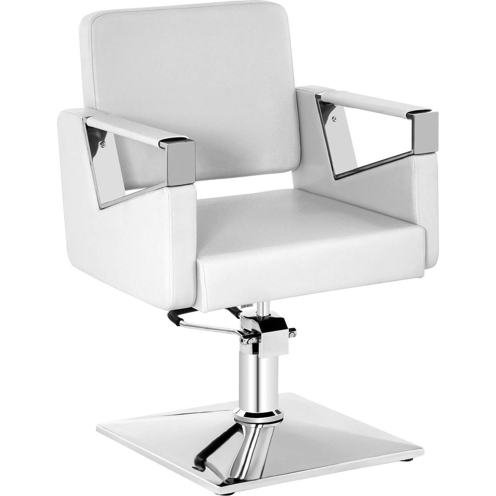 Physa, Sessel, Friseurstuhl Hydraulisch Frisierstuhl Friseursessel Bedienungsstuhl 200 Kg Weiss