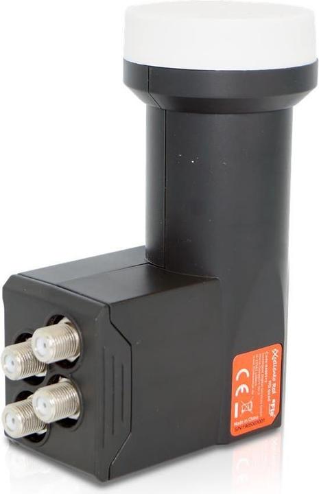 Actual product image IDS Maximum eXcellento Red HQ Quad LNB (can be used for 4 participants/receivers, 0.8dB, 4K/UHD, Ful (Quad LNB, 40mm)
