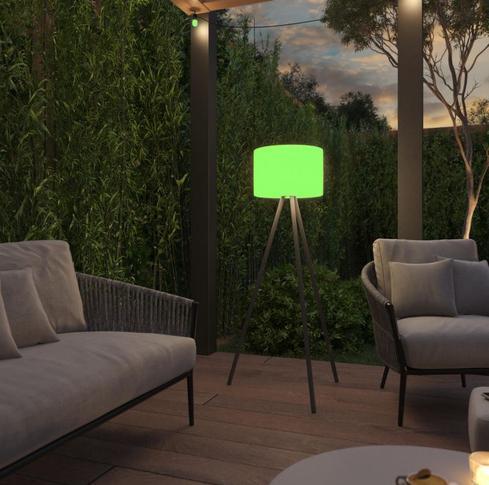 Produktbild Müller Licht tint Outdoor-Stehleuchte Khaya, white+color LED-Stehleuchten (806 lm, E27)