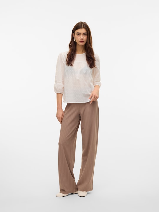 Immagine prodotto Vero Moda Vmtrine 3/4 Lace Top Wvn Ga Noos (XS)