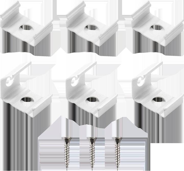 Productafbeelding Sg Armaturen SlimLine Faestningselement, hvid