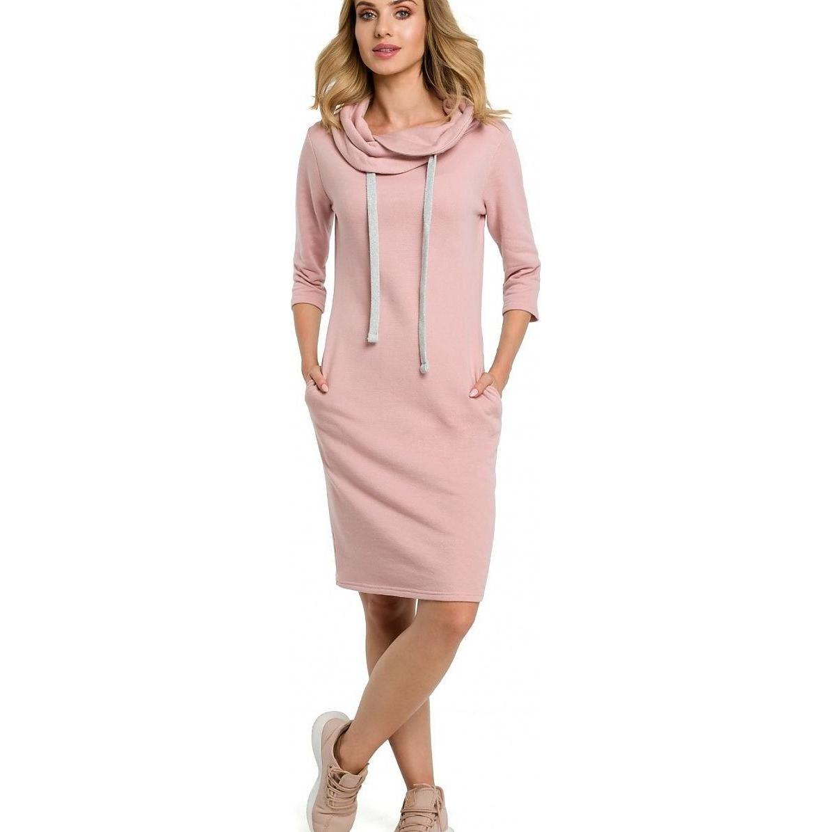 Made of Emotion, Damen, Kleider, Alltagskleid Moe, Rosa, (XXL)