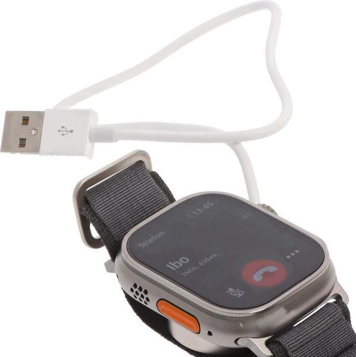 Actual product image AccuCell Replacement charging cable suitable for Apple Watch Ultra 49mm, Apple Watch Series 8, SE, 7, 6, 5