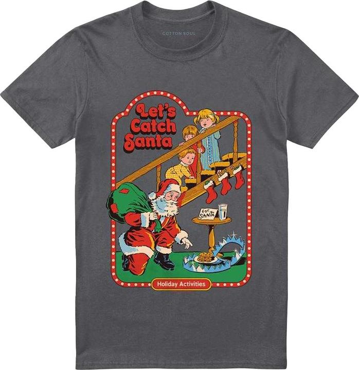 Produktbild Steven Rhodes Let's Catch Santa TShirt (L)