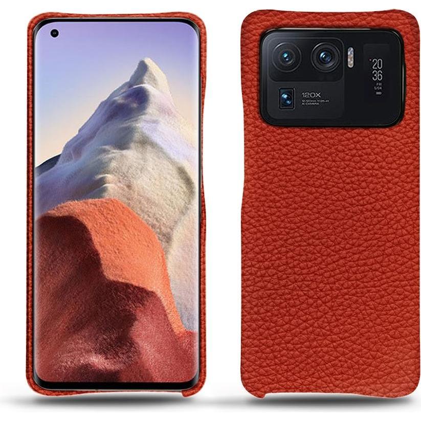 Noreve Lederschutzhülle (Xiaomi Mi 11 Ultra), Smartphone Hülle, Orange
