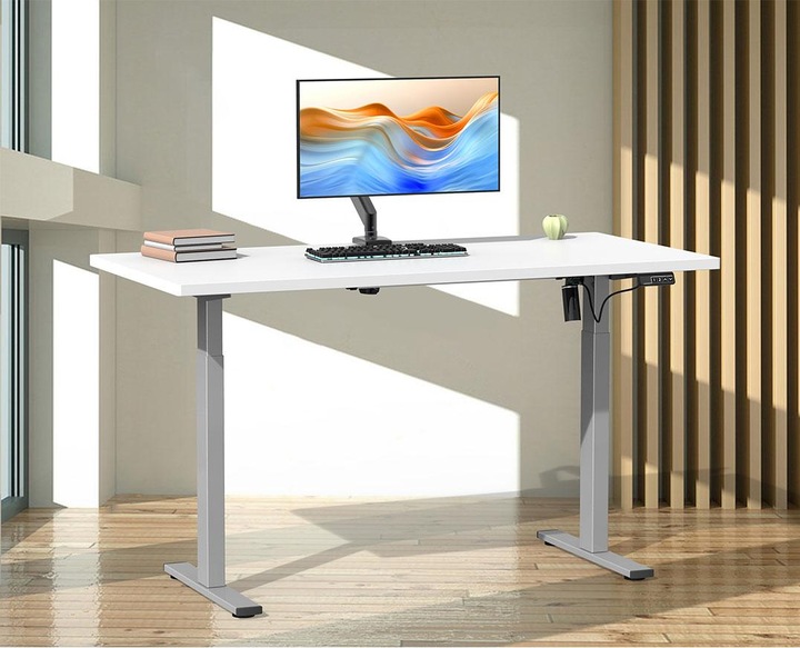 Produktbild VCM Schreibtisch verstellbar Lona 140x50 si (140 x 50 x 120 cm)