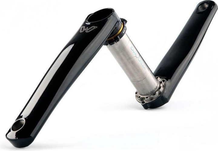 Productafbeelding Cane Creek eeWings Raven All Road crank, 170mm, 68mm, 30mm, titanium, zwart (170 mm)