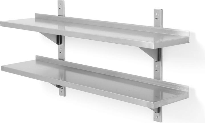 Immagine prodotto Hendi Scaffale a muro regolabile doppio 1200x300x600 mm