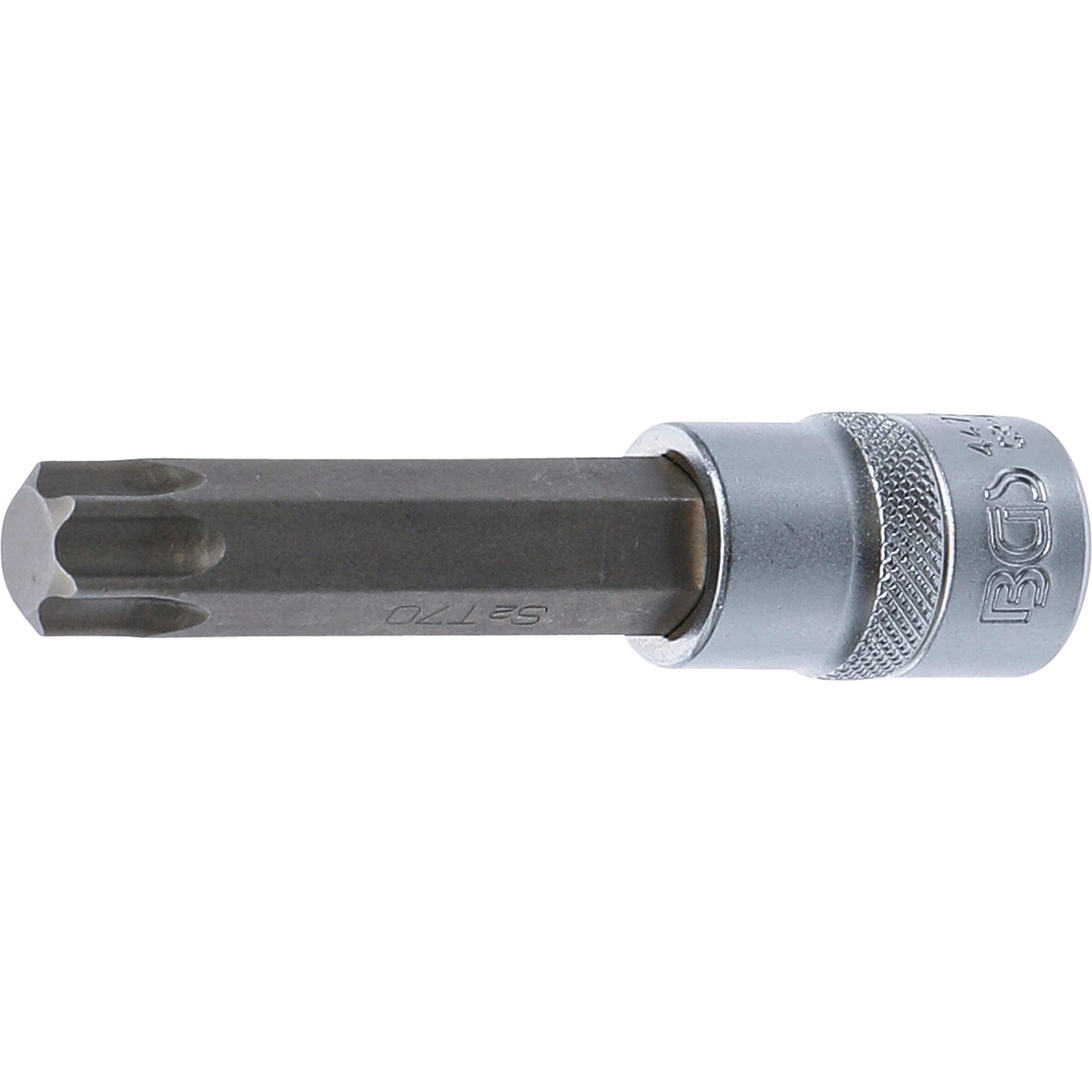BGS, Bits, Bit-Einsatz Länge 100 mm Antrieb Innenvierkant 12,5 mm (1/2") T-Profil (für Torx) T70 (12,5 mm)