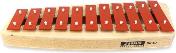 Actual product image Sonor Glockenspiel NG-10 mit Tasche und Notenheft