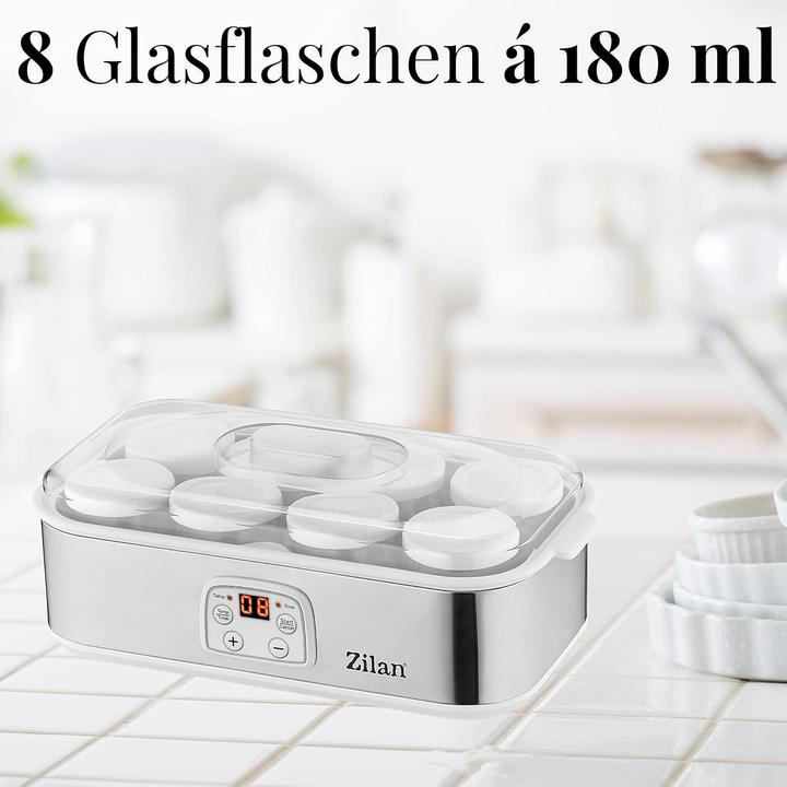 Produktbild Zilan Joghurtmaschine mit 8 Glasflaschen