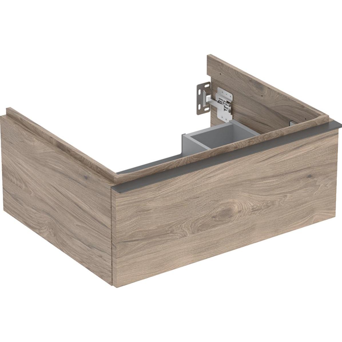 Geberit, Waschbeckenunterschrank, iCon Unterschrank für Waschtisch, 1 Schublade, 59,2x24,7x47,6 cm, 502310 (59 x 47.5 x ...
