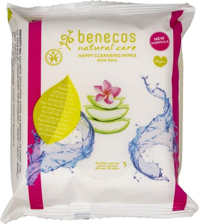 Actual product image Benecos Happy Cleansing Wipes (Cleaning cloths)