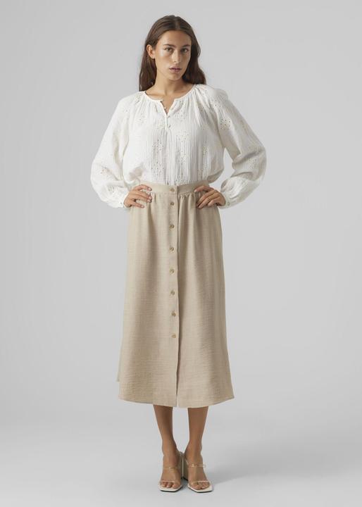 Produktbild Vero Moda Vmmelaney H/W Button Calf Skirt Wvn Exp Rock (XS)
