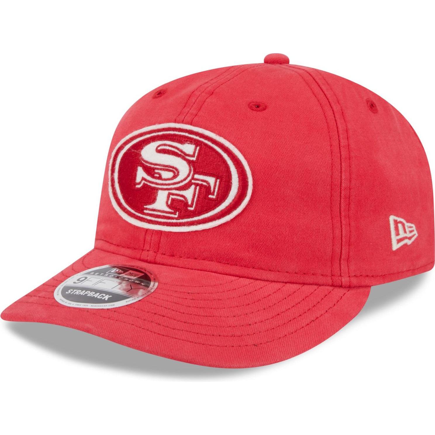 New Era, Herren, Cap, 9Fifty Retro Crown Cap Felt San Francisco 49Ers, Rot