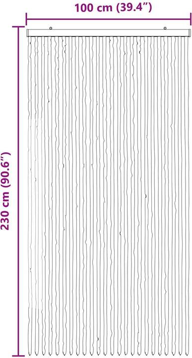 Produktbild vidaXL Fliegengitter (100 x 230 cm)