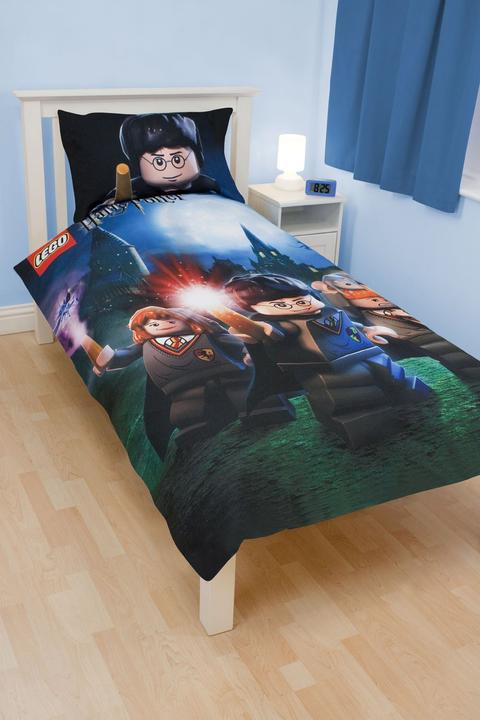 Actual product image Character World Lego Harry Potter Hogwarts bed linen 135 x 200 / 75 x 50 cm