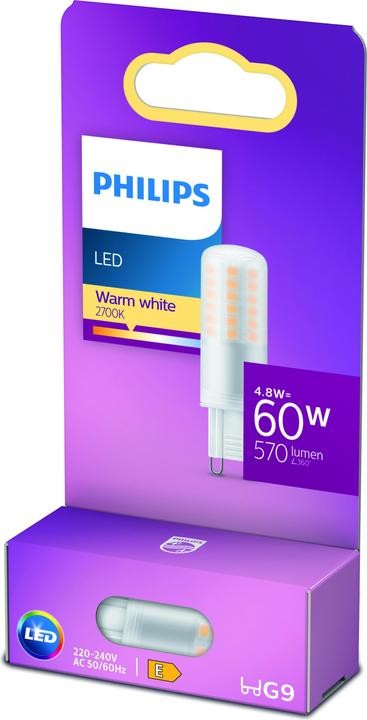 Actual product image Philips Capsule (G9, 4.80 W, 570 lm, 1 x, E)