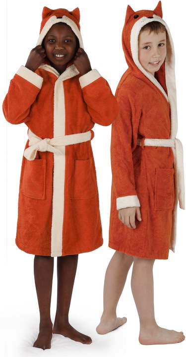 Image du produit Normani Peignoir en coton biologique pour enfants Malia (146, 152)