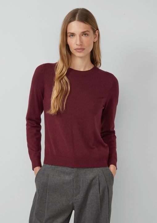 Produktbild S.Oliver Strickpullover Strickpullover aus Viskosemix (48)