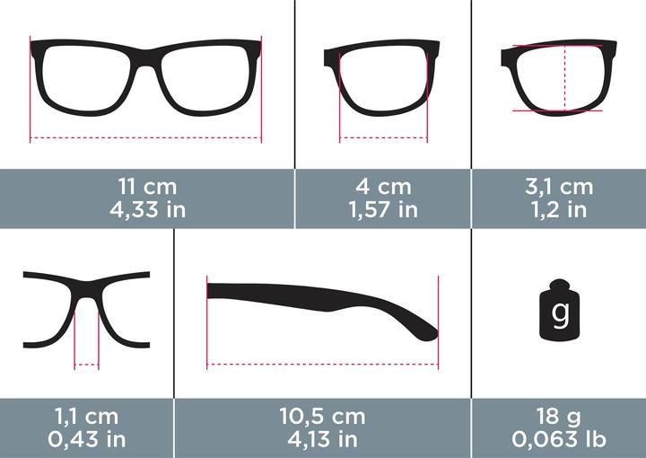 Actual product image Quechua Sunglasses baby category 4 polyethylene