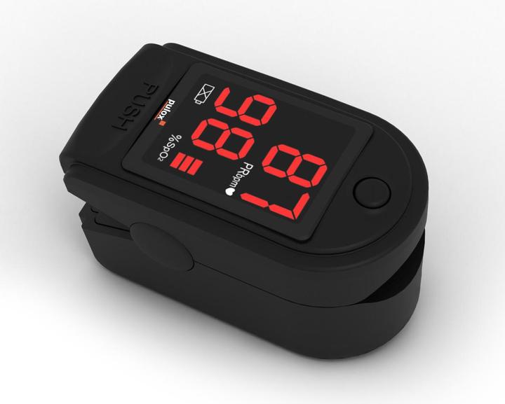 Actual product image Pulox Pulse oximeter PO-100 Solo in black
