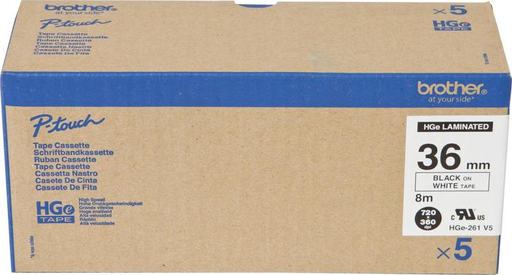Produktbild Brother P-Touch (3.60 cm, Schwarz, Weiss)