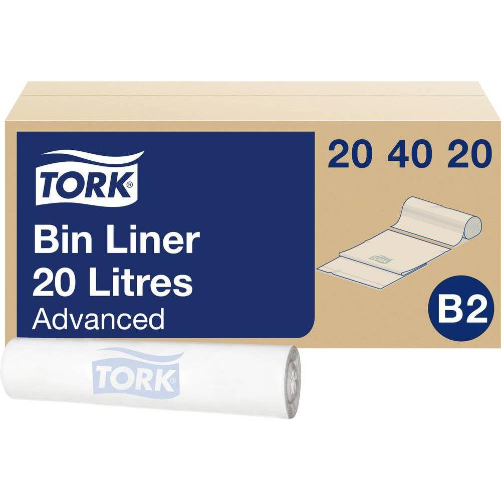 Tork Abfallsäcke 20 l B2, Abfallsack, Weiss