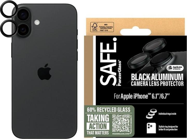 Produktbild Safe Camera Protector (1 Stück, Apple iPhone 16, Apple iPhone 16 Plus)