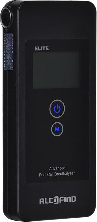 Produktbild Hi-tech medical ALCOFIND ELITE breathalyser Black Platinum electrochemical sensor Built-in display