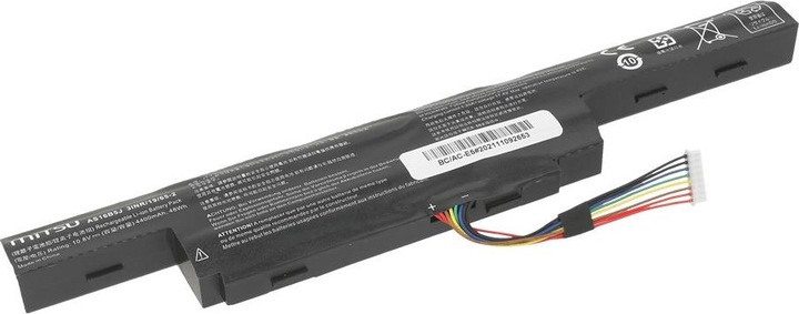 Immagine prodotto Mitsu Batteria Acer Aspire E5-475, E5-575 4400 mAh (47 Wh) 10.8-11.1 Volt (6 Celle, 4400 mAh)