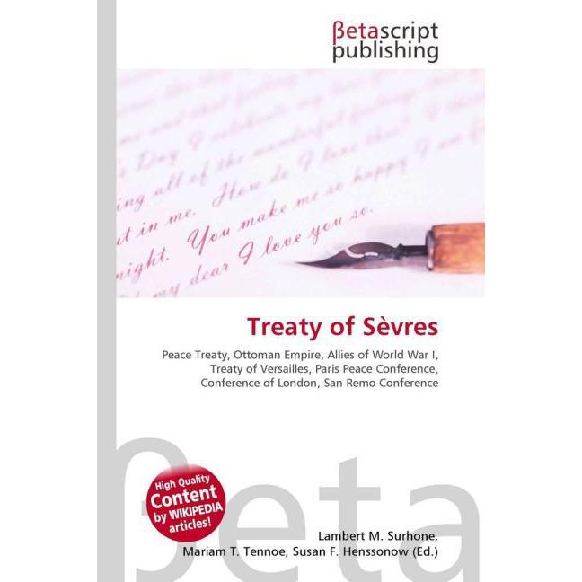 Treaty of Sèvres, Fachbücher