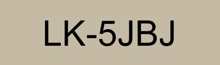 Produktbild Epson Matte Beige/Black 18mm LK-5JBJ (1.80 cm, Beige)