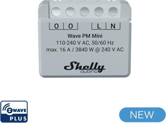 Actual product image Shelly Qubino Wave PM Mini (Switch actuator)