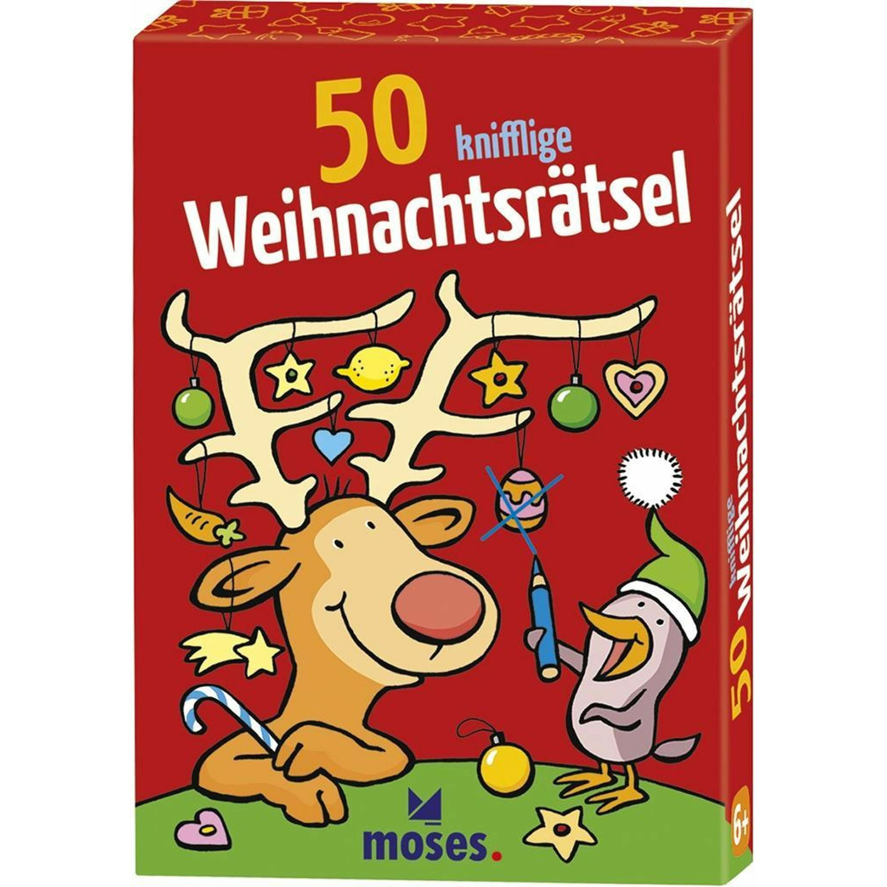 Moses 50 knifflige Weihnachtsrätsel (MOS21051)